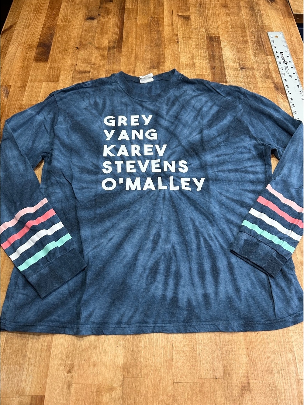 Greys anatomy Tie-Dye Long Sleeve Shirt XL